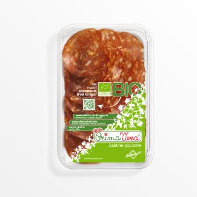Pedrazzoli Org. Spicy Salame Sliced 70g x10