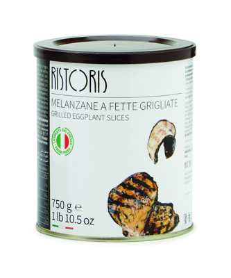 Ristoris Grilled Sliced Aubergines -tin 750g x6