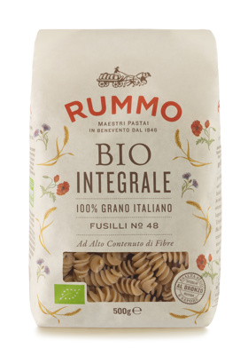 Rummo Org Whole Wheat Fusilli 500g x 16