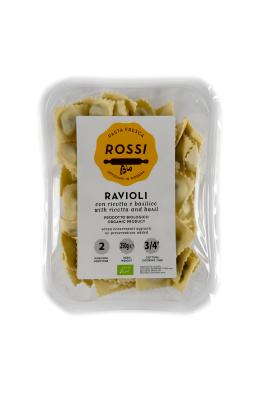 Rossi Org. Ravioli with Ricotta&Basil 250gx8