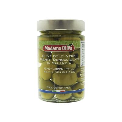 Madama Oliva Giant Green Pitted Olives 300g x12