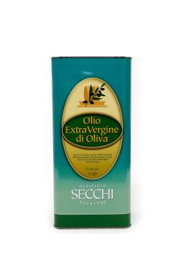 Oleificio Secchi Extra Virgin Olive Oil tin 5Lx4