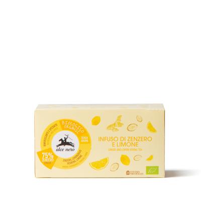 Alce Nero Org. Ginger&Lemon Herbal Tea 30g x12